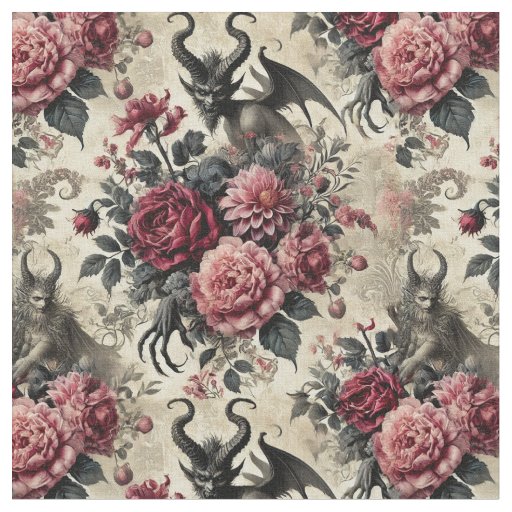 Rose Crematory – Gothic Classic Tile Fabric