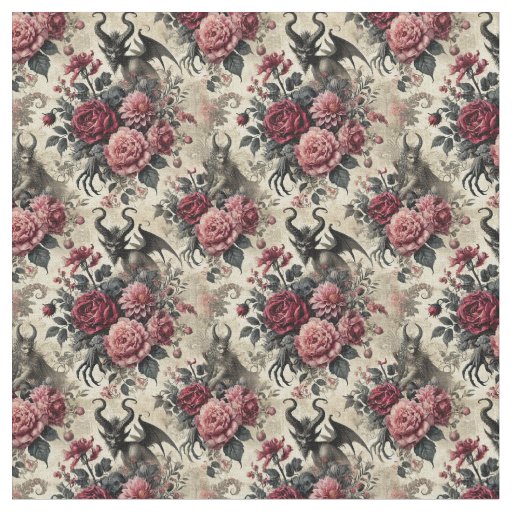 Rose Crematory – Gothic Dense Tile Fabric