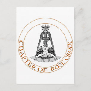 Rose Croix Scottish Rite Symbol Postcard
