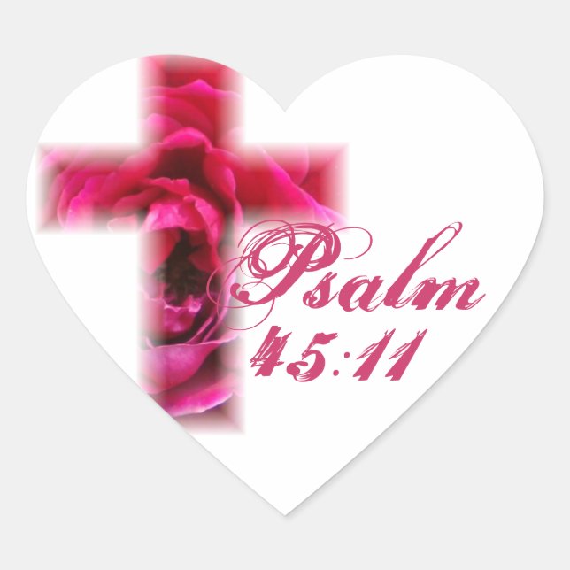 Rose Cross Sticker (Front)