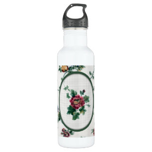 Rose Cross Stitch Drink Bottle