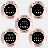 custom logo stickers for packaging, business stickers for water bottle –  The Vinyl Rose