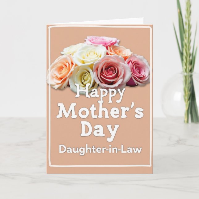 Rose Daughterinlaw Card (Front)