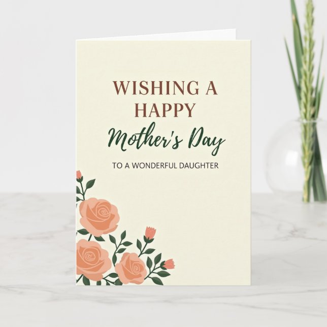 Rose Daughters Day Card (Front)