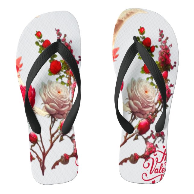 Rose day  flip flops (Footbed)
