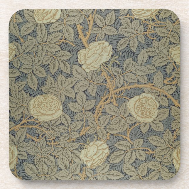 'Rose' design Beverage Coaster (Front)