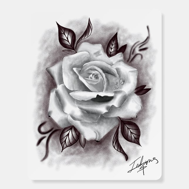 Rose Design  Foam Board (Front)