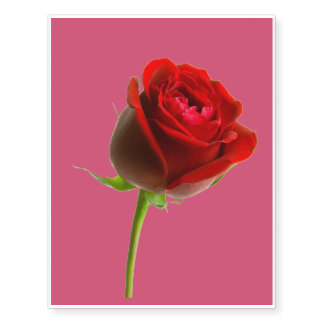 rose design temporary tattoos