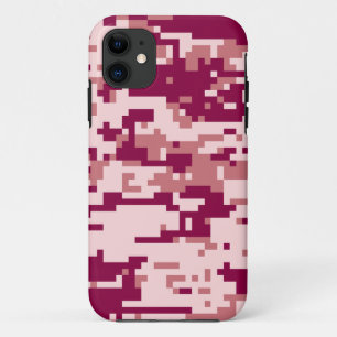 Rose Digital Camo Pattern iPhone 11 Case
