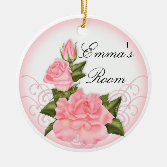 Rose Door Hanger ornament (Front)