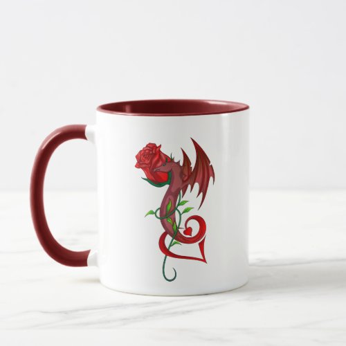 Rose Dragon Lover Mug