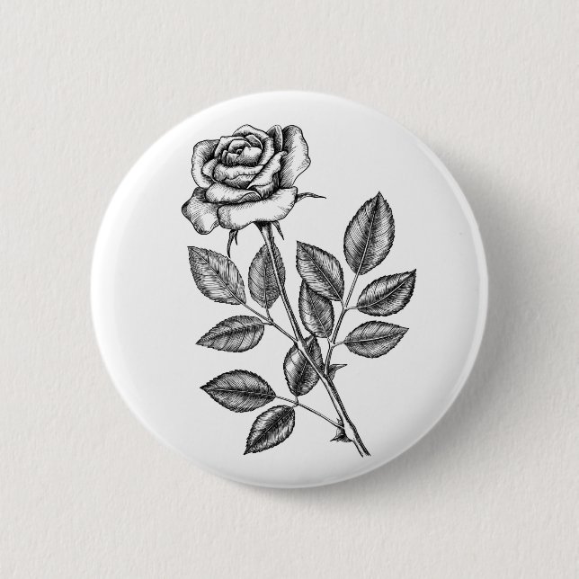 Rose drawing 2 button (Front)