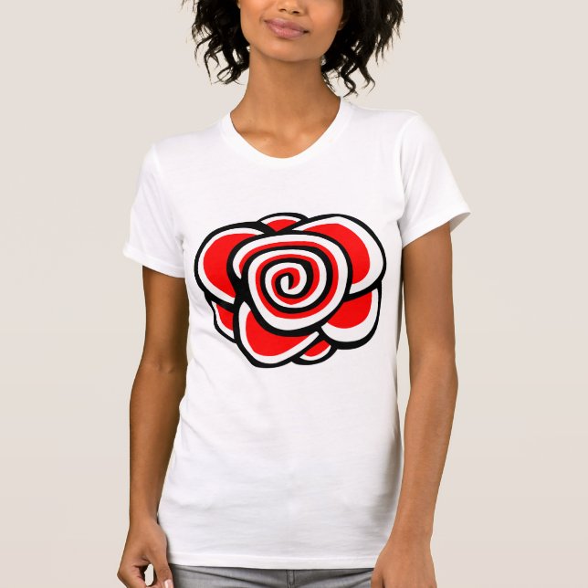 Rose Drawing T-Shirt (Front)