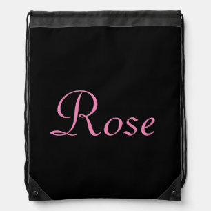 Rose Drawstring Bag