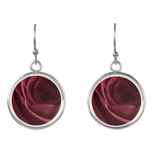 Rose Earrings (Front)