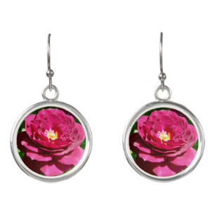 Rose earrings