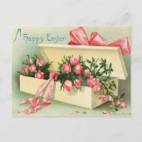 Rose Easter Postcard