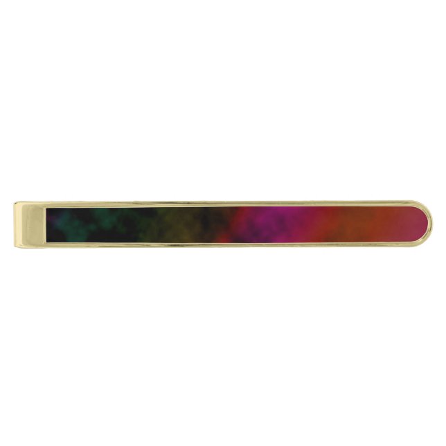 Rose Ember Fade Gold Finish Tie Bar (Front)
