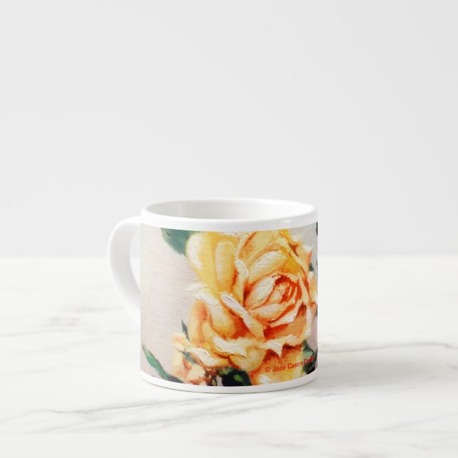 Rose Espresso Cup (Front Left)