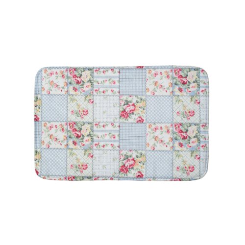 Rose Fabric Elegant Background Design Bath Mat
