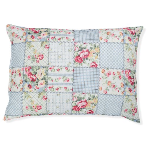 Rose Fabric Elegant Background Design Pet Bed