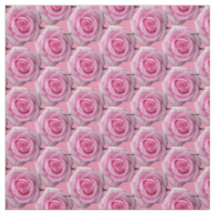 Rose Fabric Pink Rose Fabric Cotton or Poly Custom