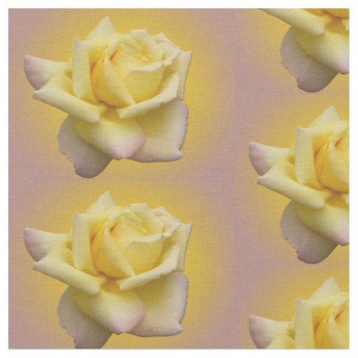 Rose Fabric Yellow Rose Fabric Cotton Or Poly Zazzle Com