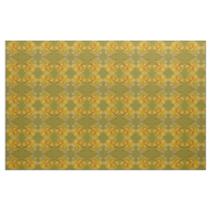 Rose Fabric Yellow Rose Fabric Gold Flower Fabric