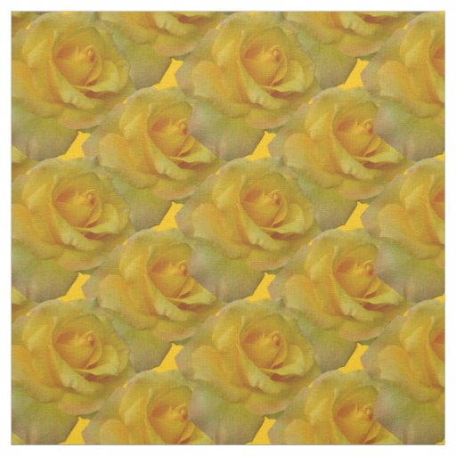Rose Fabric Yellow Rose Fabric Gold Flower Fabric