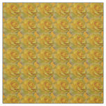 Rose Fabric Yellow Rose Fabric Gold Flower Fabric