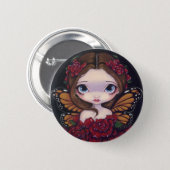 "Rose Fairy" Button (Front & Back)