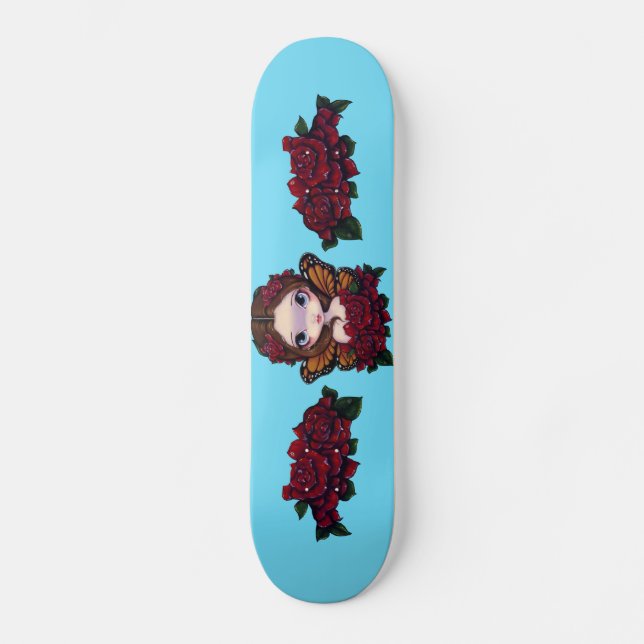 Rose Fairy Skateboard Deck (Front)
