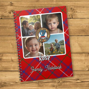 Rose Family Photo Collage Notebook