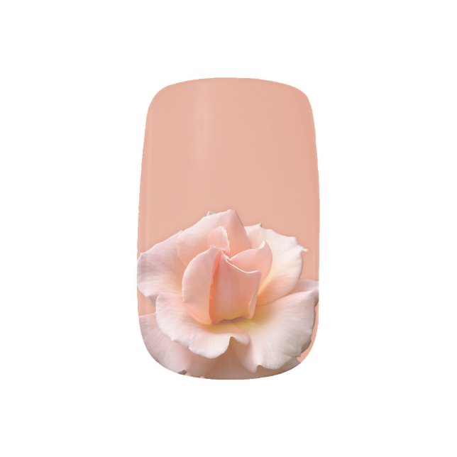 Rose Fingernail Decals Wild Rose Nail Art Decals (Left Thumb)