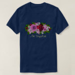 Roses Dark Blue Art Show Supplies T-Shirt