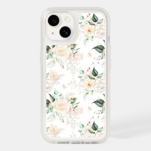 Rose Floral Garden Pattern OtterBox iPhone 14 Case