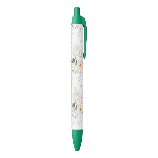 Rose Floral Garden Pattern Pen (Bottom (Vertical))