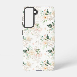 Rose Floral Garden Pattern Samsung Galaxy S21 Case