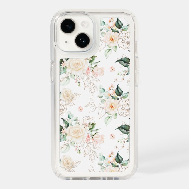 Rose Floral Garden Pattern Speck iPhone Case (Front)