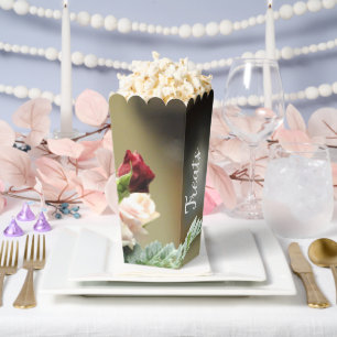 Rose Floral Image Favor Boxes