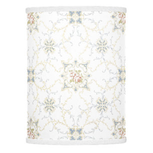 Rose Floral Medallions & Scrolls Lamp Shade