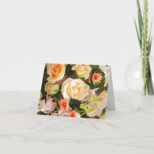 Rose Floral Note Cards