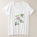 Rose Floral Plus Size Women's Plus Size T-Shirt
