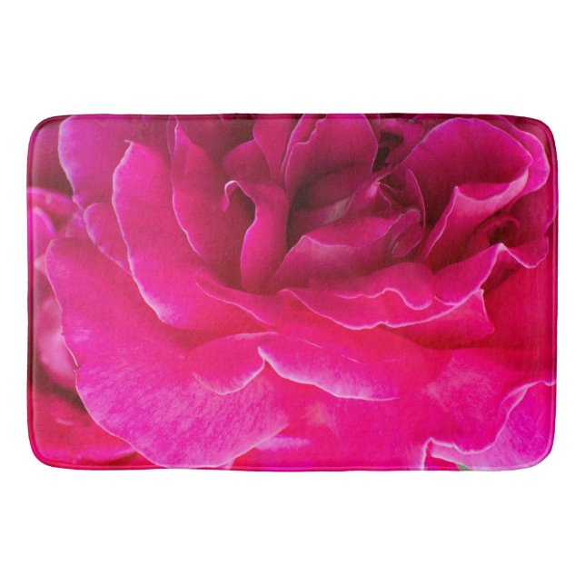 Rose flower bathroom mat (Front)