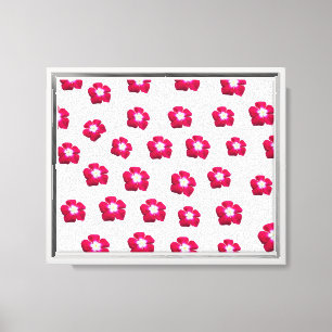Rose flower canvas print