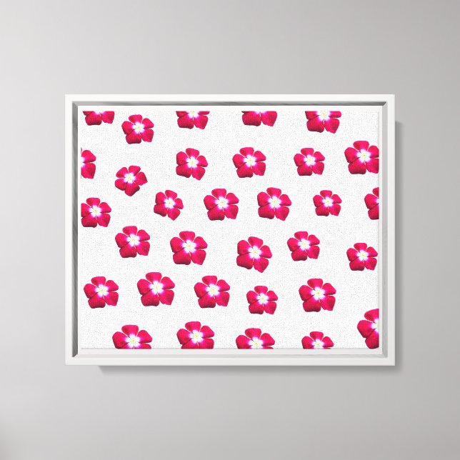 Rose flower canvas print (Front)