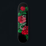 Rose flower design skateboard<br><div class="desc">To buy a faster skateboard with a beautiful flower design.</div>