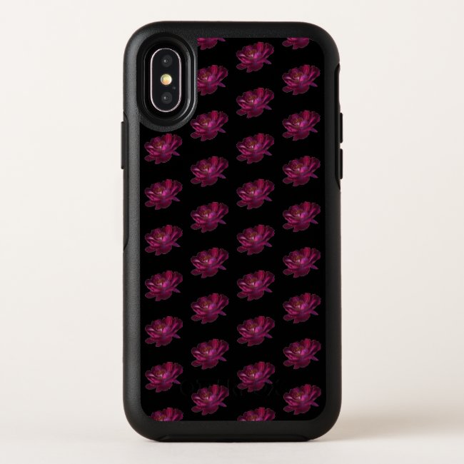 Rose Flower Floral Pattern OtterBox iPhone X Case