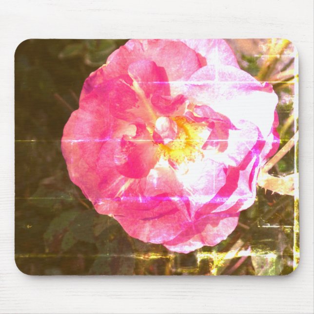Rose Flower Photo Mousepad (Front)