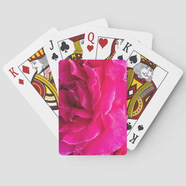 Rose flower poker cards (Back)